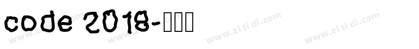 code 2018字体转换